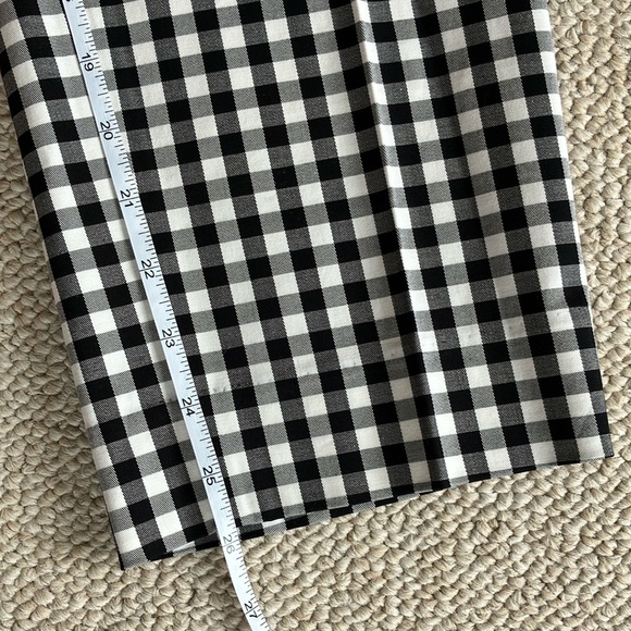 Ann Taylor Gingham Cotton Crop Pants - Picture 6 of 8